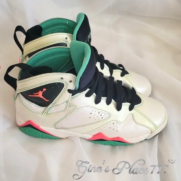 Nike Air Jordan 7 Retro 30th GG GS "Verde" Size 5Y Style Code 705417-138